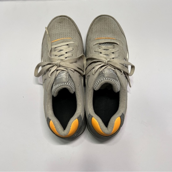 Reebok Harman Classic Comp Safety Toe Work Sneaker Womens Size 9 Gray Suede - Picture 6 of 9